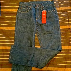Mens Levi’s 511™ Slim Fit Stretch Jeans, size 29/32, dark blue